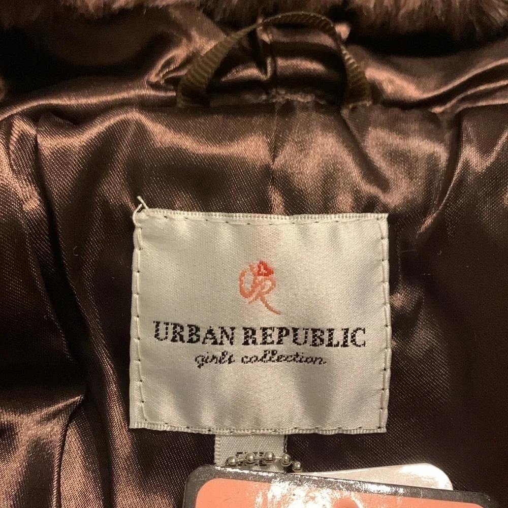 Urban Republic Faux Fur Hooded Coat
